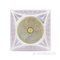 Ventilador de teto falso de 16 polegadas com ventilador de teto de ar de 14 &quot;com controle remoto de luz LED Alerta sonoro de luz de 3 cores